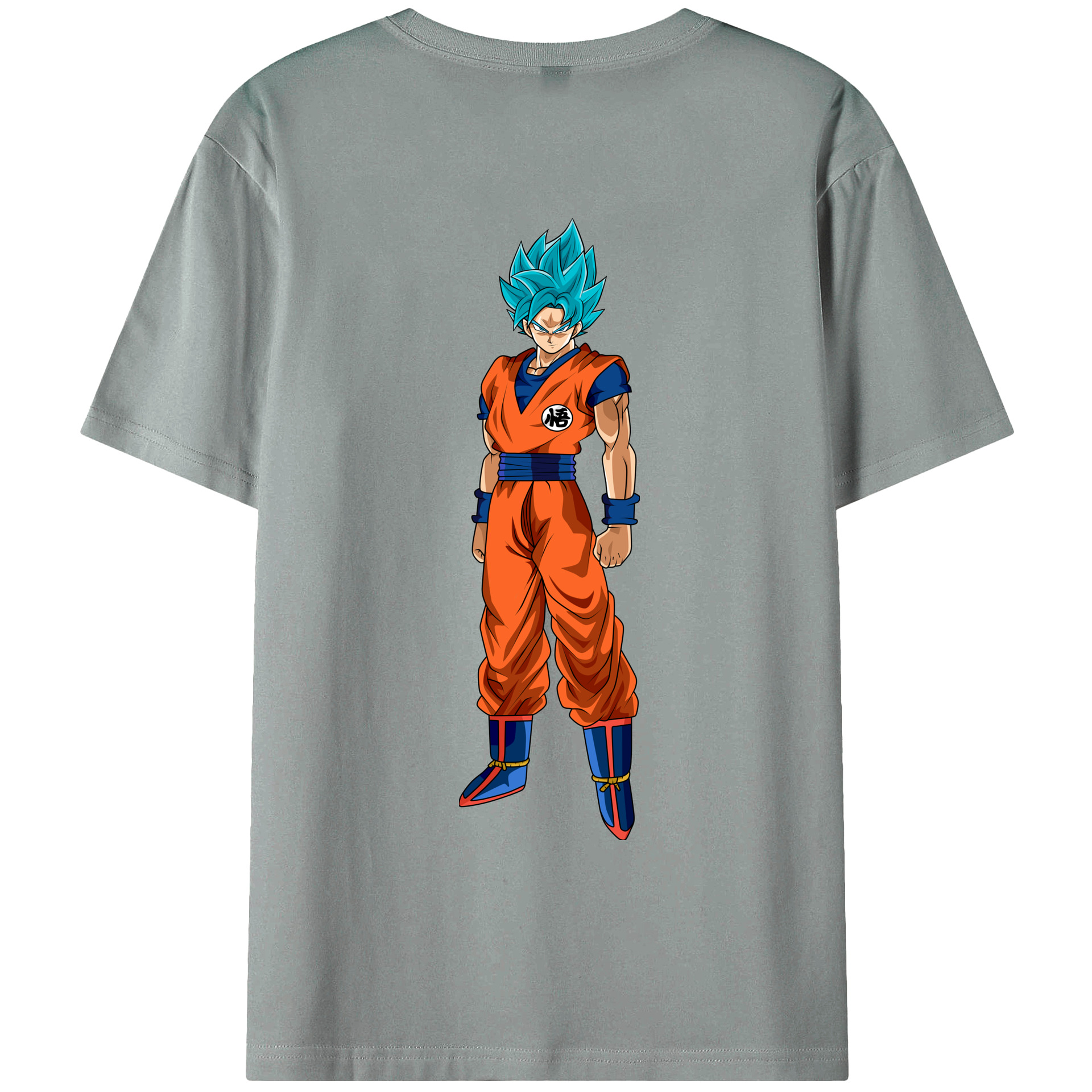 （画像用） ドラゴンボール 孫悟空（そん ごくう）Son Goku カカロット DRAGON BALL Kakarotto 綿100％ メンズ半袖Tシャツ（バックプリント） 通気性